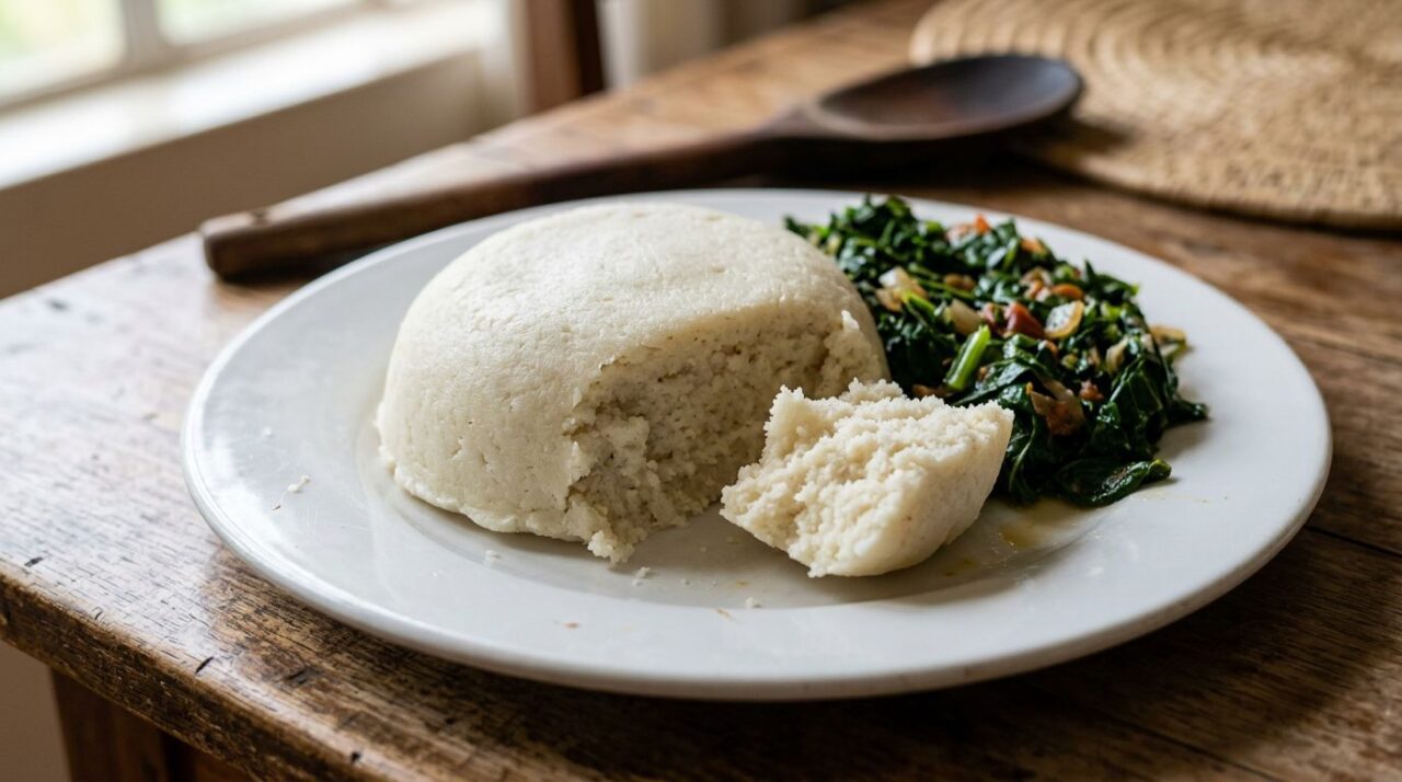 Maize and Finger Millet Flour Ugali