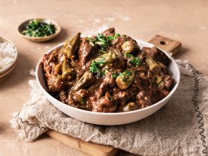 Okra Meat Dish